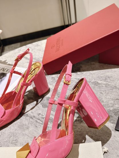 VALENTINO simple temperament large rivet high heels - Image 8