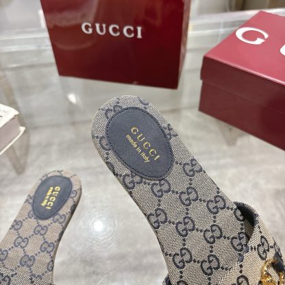 Gucci Horsebit Women's Beach Sandals - Image 8