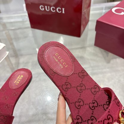 Gucci Horsebit Women's Beach Sandals - Image 8