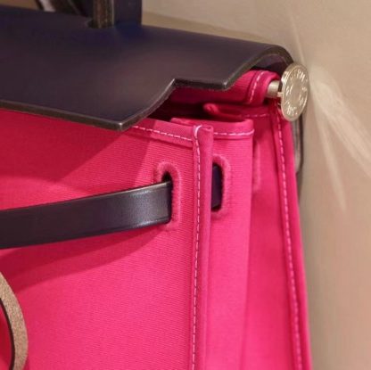 Hermès Daily Versatile Red Herbag 31Cm - Image 8