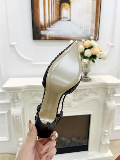 VALENTINO simple temperament back hollow sandals high heels - Image 8