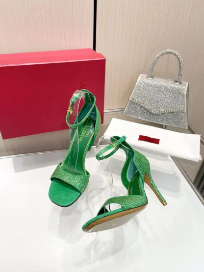 VALENTINO exquisite diamond-studded high heels - Image 8