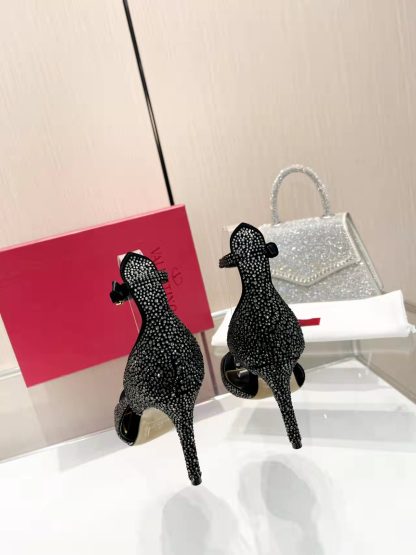 VALENTINO exquisite diamond-studded high heels - Image 8