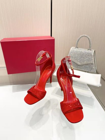 VALENTINO exquisite diamond-studded high heels - Image 8