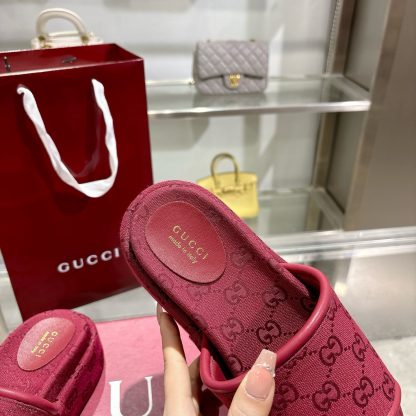 Gucci Women's New GG Platform Slide Sandals - Image 8
