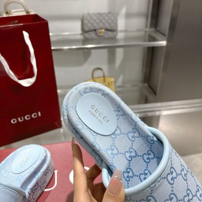 Gucci Women's New GG Platform Slide Sandals - Image 8