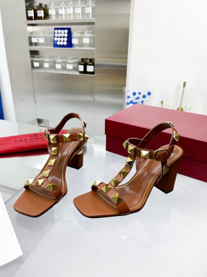 VALENTINO Studded Sandals High Heels - Image 8