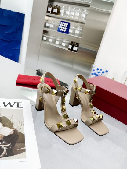 VALENTINO Studded Sandals High Heels - Image 8