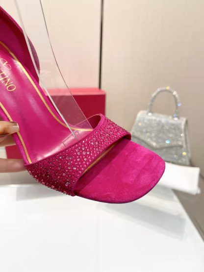 VALENTINO diamond-embellished high heels - Image 8