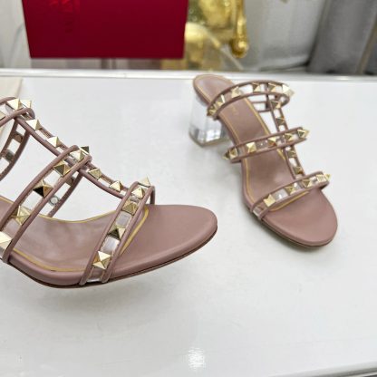 VALENTINO Transparent Heel Film Sandals High Heels - Image 8