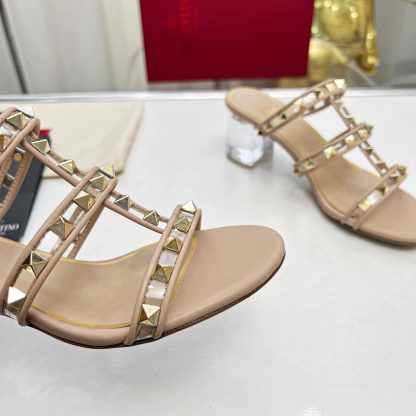 VALENTINO Transparent Heel Film Sandals High Heels - Image 8