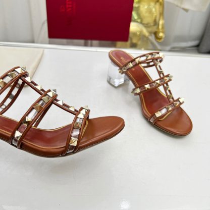 VALENTINO Transparent Heel Film Sandals High Heels - Image 8