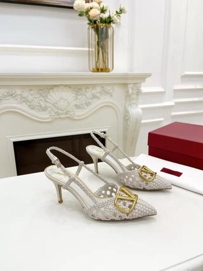 VALENTINO New Women's Backless High Heels Sandals - Image 6