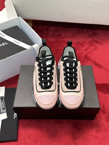 Chanel men's and women's couple's skin color mix and match classic casual sports shoes - Image 8