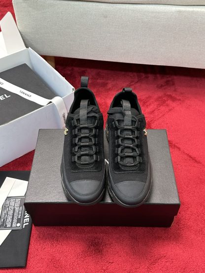 Chanel men's and women's couple's versatile fashion black mix and match casual sports shoes - Image 8