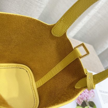 Hermès yellow mini 14cm vegetable basket Soft and versatile calfskin - Image 8
