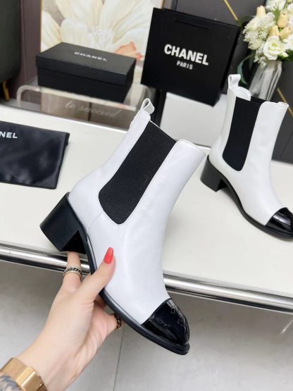 Chanel Fall/Winter White Trendy Boots - Image 7