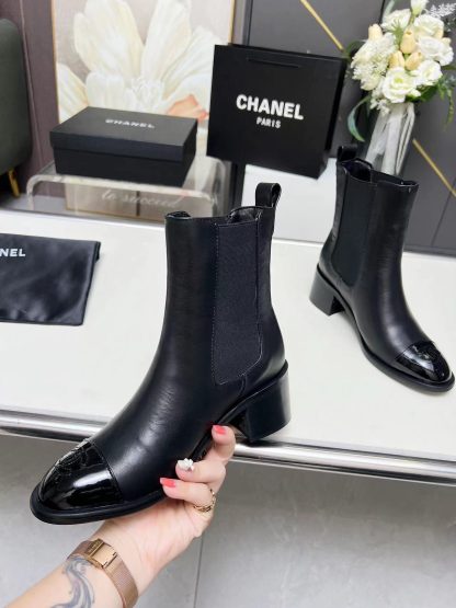 Chanel autumn and winter new black small ladies boots - Image 8