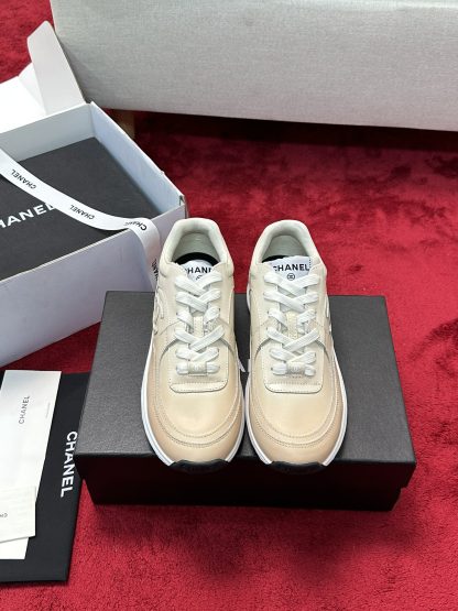 Chanel apricot craft embroidery style fashion casual sports shoes - Image 8