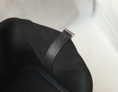 Hermès black and silver unique lightweight wear-resistant and waterproof basket bag - Image 8