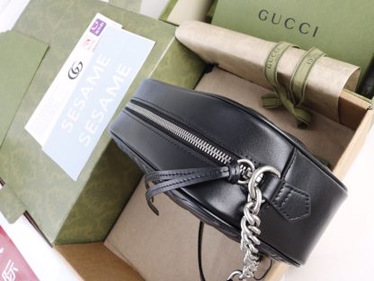 Gucci Shiny Retro Silver Classic Shoulder Bag - Image 8