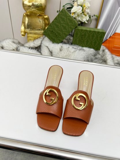 Gucci high heel slippers - Image 7