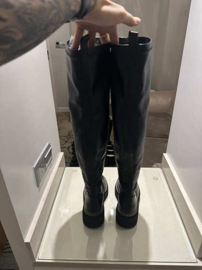 Chanel black autumn and winter high-end custom catwalk classic luxury boots - Image 8