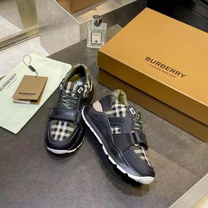 Burberry Vintage Check Thick-Soled Sneakers - Image 6
