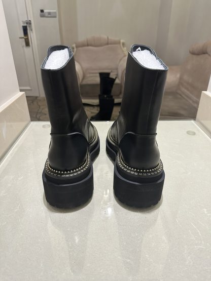 Chanel autumn and winter high-end custom classic luxury soft black boots - Image 8