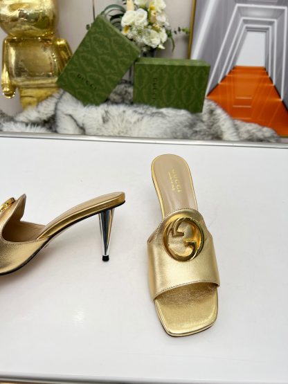 Gucci high heel slippers - Image 8