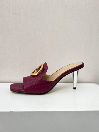 Gucci high heel slippers - Image 9
