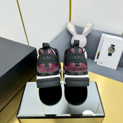 Chanel classic red and black mix and match fashion casual dad shoes for men and women - Image 8