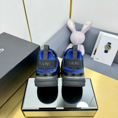 Chanel classic dark blue mix and match fashion casual dad shoes for men and women - Image 8
