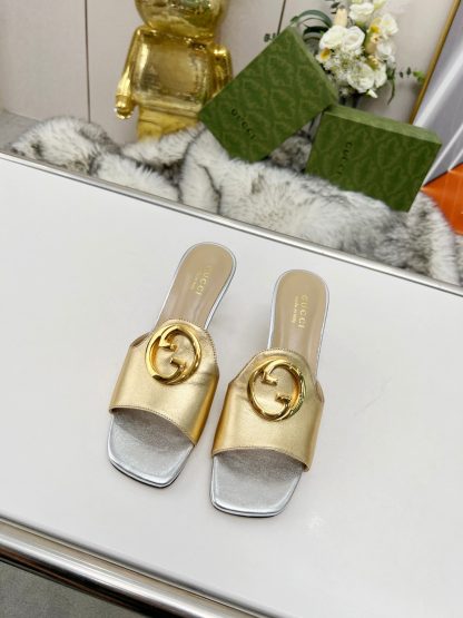 Gucci high heel slippers - Image 9