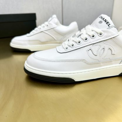 Chanel classic white versatile casual sneakers - Image 8