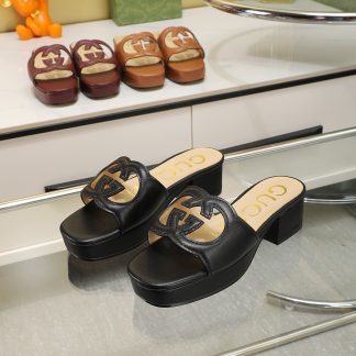 Gucci platform slippers