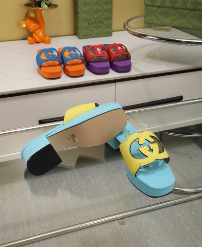 Gucci platform slippers - Image 8