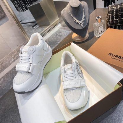 Burberry Printed Thick Sole Sneakers - Image 8