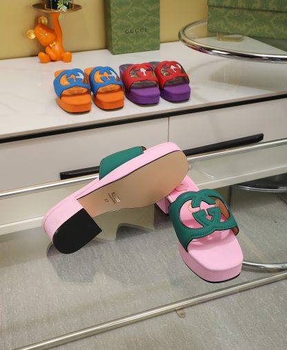 Gucci platform slippers - Image 8