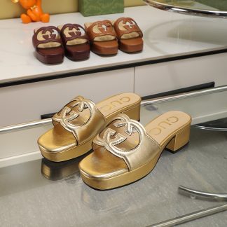 Gucci platform slippers