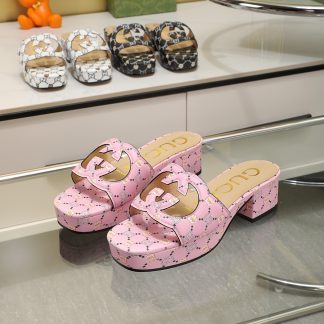 Gucci platform slippers