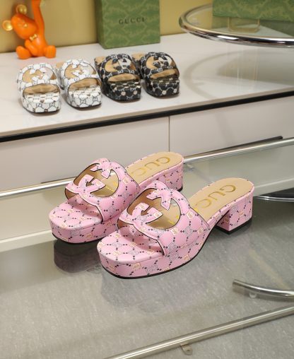Gucci platform slippers