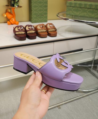 Gucci platform slippers - Image 8