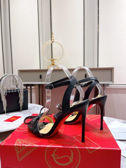 Christian Louboutin one-strap bow high heels - Image 8