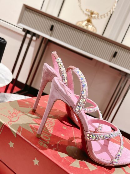 Christian Louboutin Emilie strass open-toe high heels - Image 8
