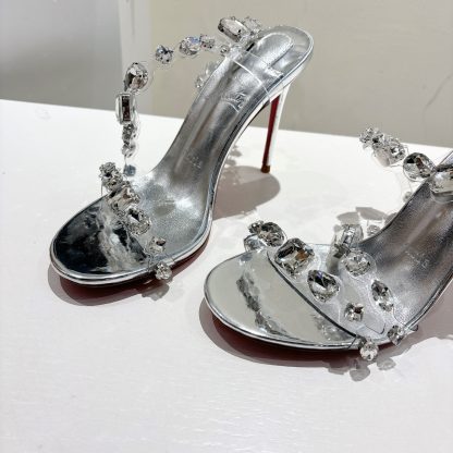 ChristianLouboutin JUST QUEEN crystal high heels - Image 8