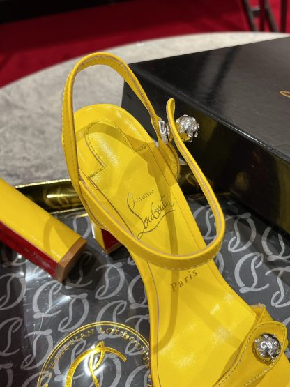 Christian Louboutin chunky heel sandals high heels - Image 8