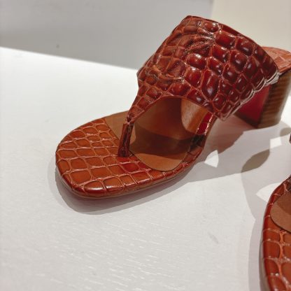 ChristianLouboutin red bottom women's thong high heel sandals - Image 8