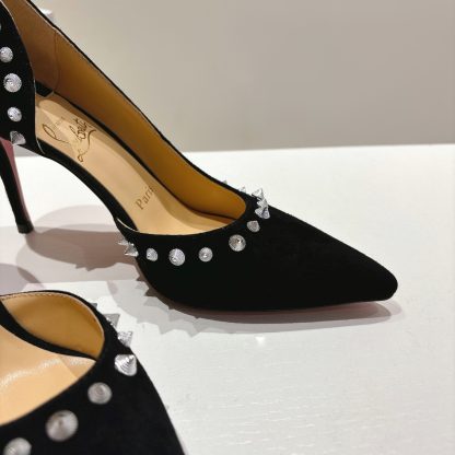 Christian Louboutin classic ANGALINA red sole high heels - Image 7