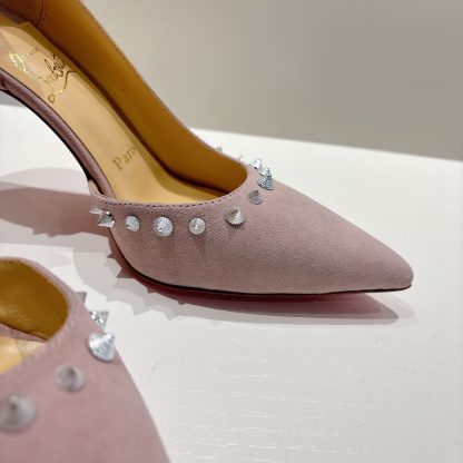 Christian Louboutin classic ANGALINA red sole high heels - Image 7